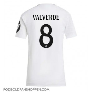 Real Madrid Federico Valverde #8 Hjemmebanetrøje Dame 2024-25 Kortærmet